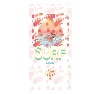 DRAP de bain blanc Big Surfing Corsica